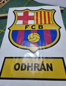 barcelona 6 | SL Printing Barcelona wall decal personalised custom name football sticker