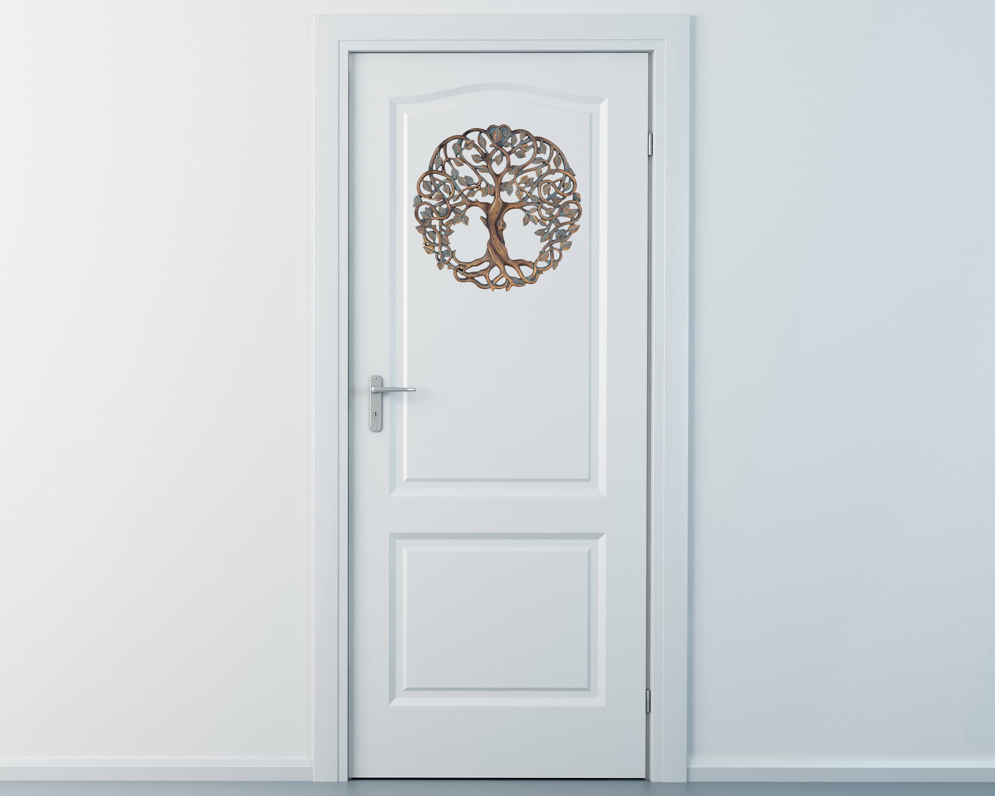 Tree of Life Wall Sticker – Circular Nature Wall Decal for Walls & Doors - Image 3
