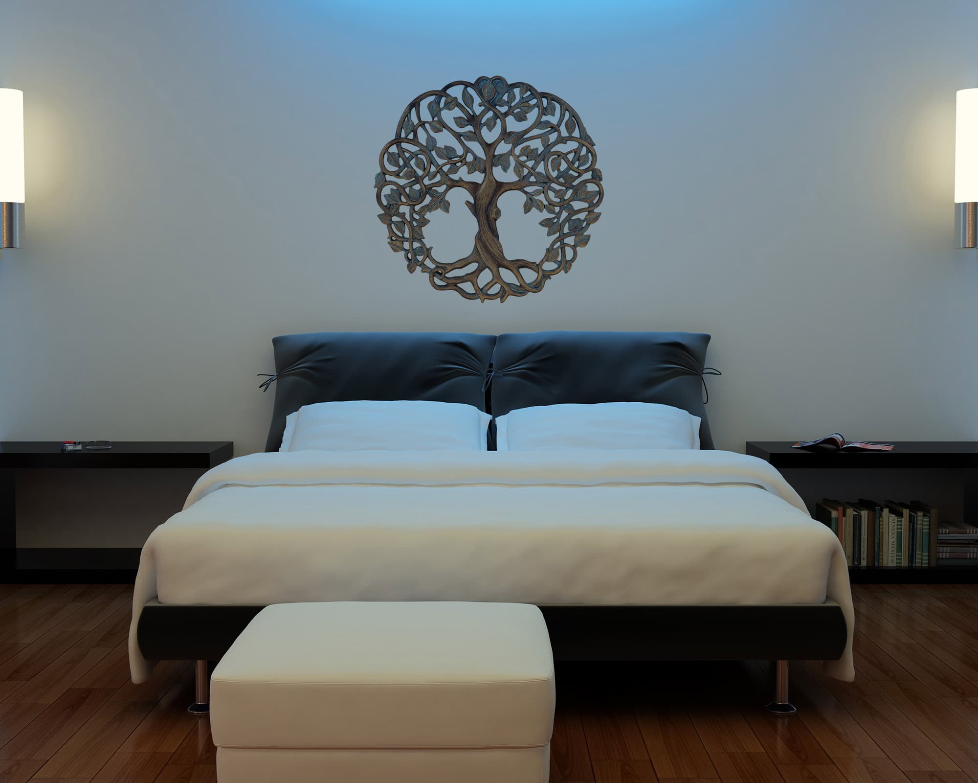 Tree of Life Wall Sticker – Circular Nature Wall Decal for Walls & Doors - Image 2